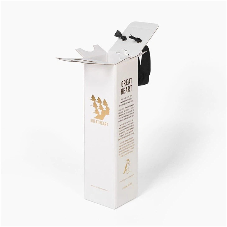 인쇄된 서류상 포장 상자